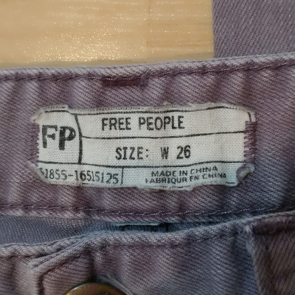 Free People Millennium Violet Cropped ankle zipper - Picture 7 of 7